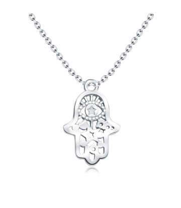 Hamsa Hand Silver Necklaces SPE-4652
